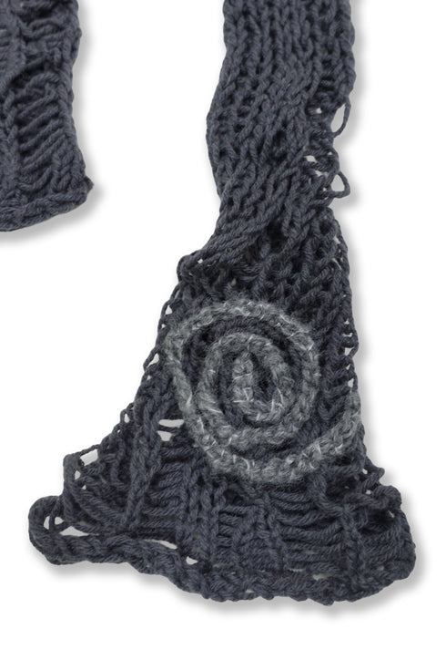 Merbeau × Cycle HANDMADE SPIRAL MIRRORED TOP -SLATE CHARCOAL- *Last1