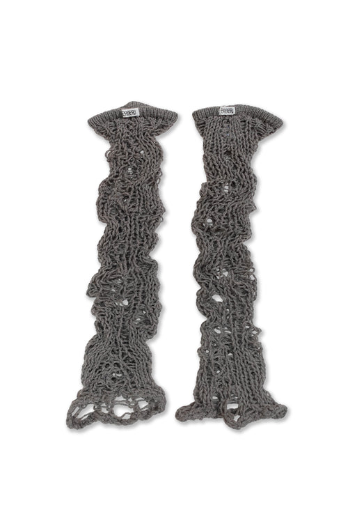 Merbeau × Cycle HANDMADE SPIRAL MIRRORED LEG -GRAYISH BROWN-