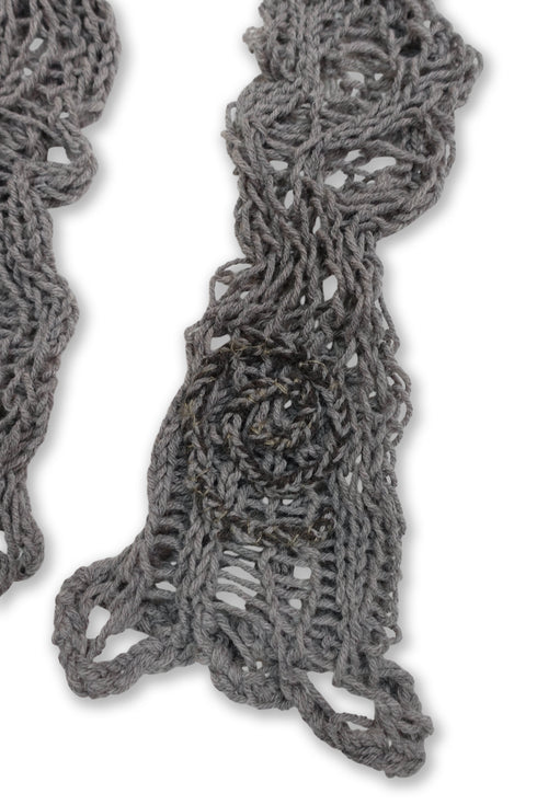 Merbeau × Cycle HANDMADE SPIRAL MIRRORED LEG -GRAYISH BROWN-