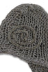 Merbeau × Cycle HANDMADE SPIRAL WINTER BONNET -GRAYISH KHAKI- *Last1
