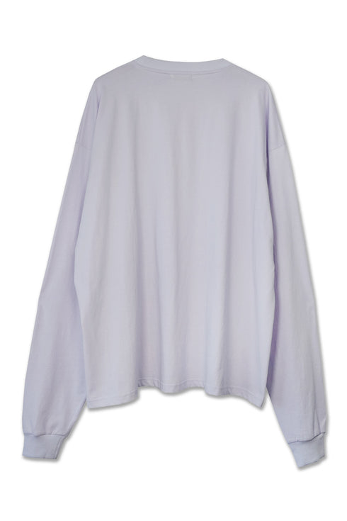 SPIRAL LOGO LONG SLEEVE TEE -LAVENDER- *Last1