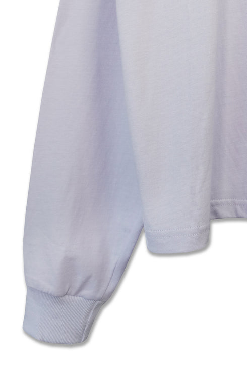 SPIRAL LOGO LONG SLEEVE TEE -LAVENDER- *Last1