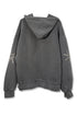 Mayte × Cycle ECHO STAR WASHED ZIP-UP HOODIE -CHARCOAL-