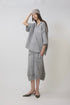 【PRE-ORDER】WASHED CUT-OFF SWEAT TOP -GRAY-