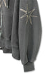 Mayte × Cycle ECHO STAR WASHED ZIP-UP HOODIE -CHARCOAL-
