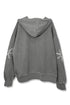 Mayte × Cycle ECHO STAR WASHED ZIP-UP HOODIE -GRAY-