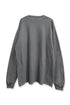 SPIRAL CODE LONG SLEEVE TEE -DARK GRAY-
