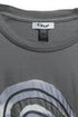 SPIRAL CODE LONG SLEEVE TEE -DARK GRAY-