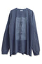 ELECTRONICS COMPANY CYCLE LONG SLEEVE TEE -NAVY-