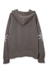 Mayte × Cycle ECHO STAR WASHED ZIP-UP HOODIE -BROWN-