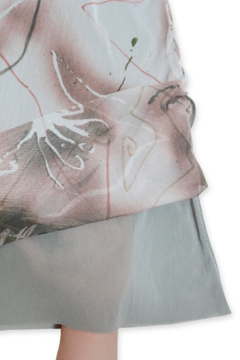 ACERO × Cycle LONG SKIRT -A Triton Snail Dream-