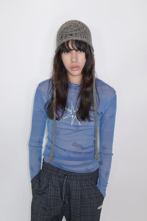 Mayte × Cycle SECOND SKIN TOPS "sky"