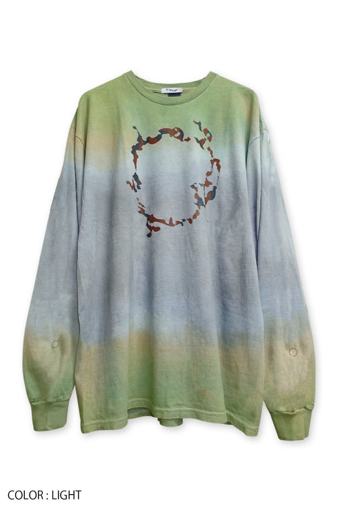MISAKI USHIOZU × Cycle LONG SLEEVE TEE -EARTH MIX-