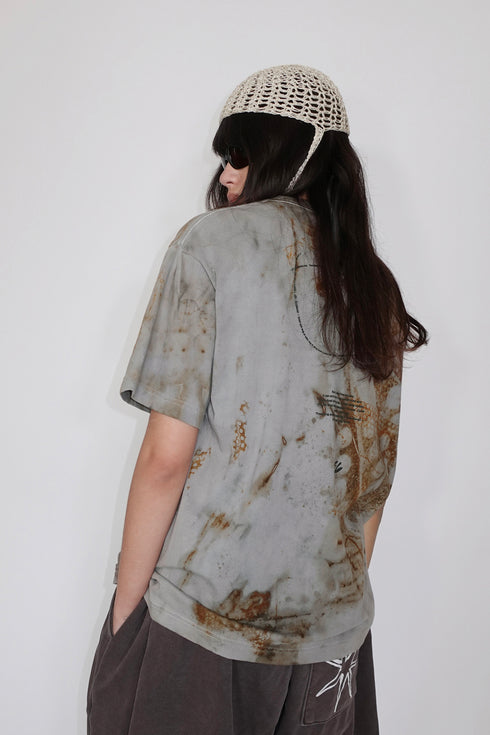 【RESTOCK】MISAKI USHIOZU × Cycle IRON RUST-DYEING TEE *Last1