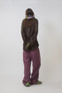 SPIRAL CODE LONG SLEEVE TEE -BROWN-
