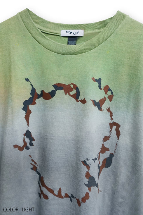 MISAKI USHIOZU × Cycle LONG SLEEVE TEE -EARTH MIX-