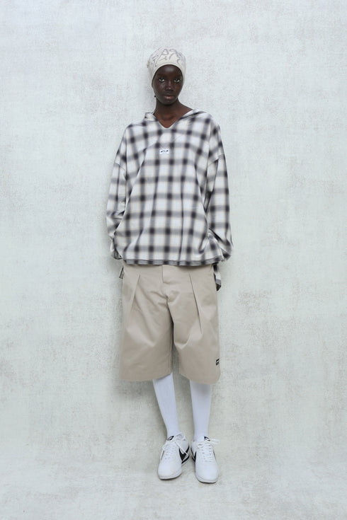 WIDE HALF PANTS -BEIGE- *Last1