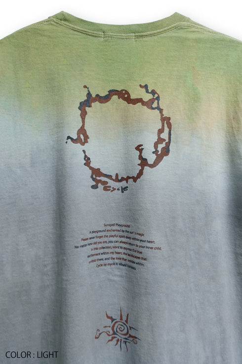MISAKI USHIOZU × Cycle LONG SLEEVE TEE -EARTH MIX-