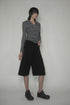 DRAWSTRING-EYELET HALF PANTS