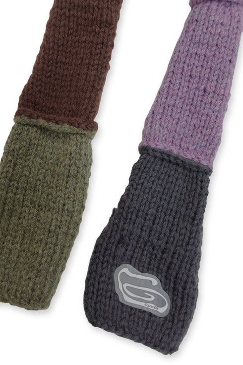 Allergy × Cycle PATCHWORK HOODED SCARF