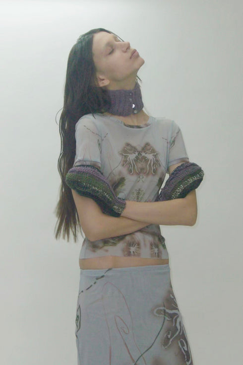 Allergy × Cycle MELANGE MITON -PURPLE MIX- *Last1