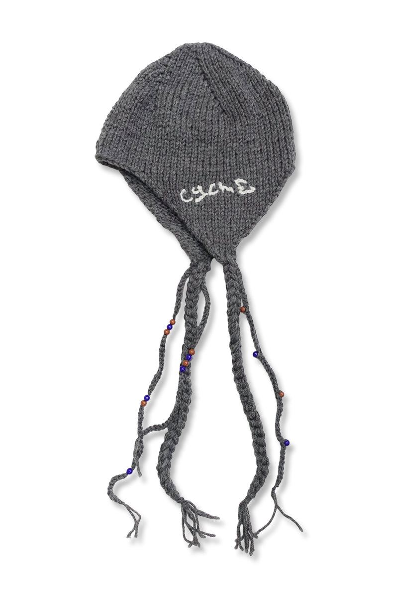 Allergy × cycle handmade knit flight cap -charcoal- – Cycle by myob