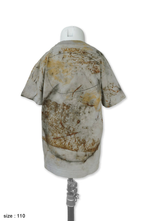 【KIDS】MISAKI USHIOZU × Cycle IRON RUST-DYEING TEE