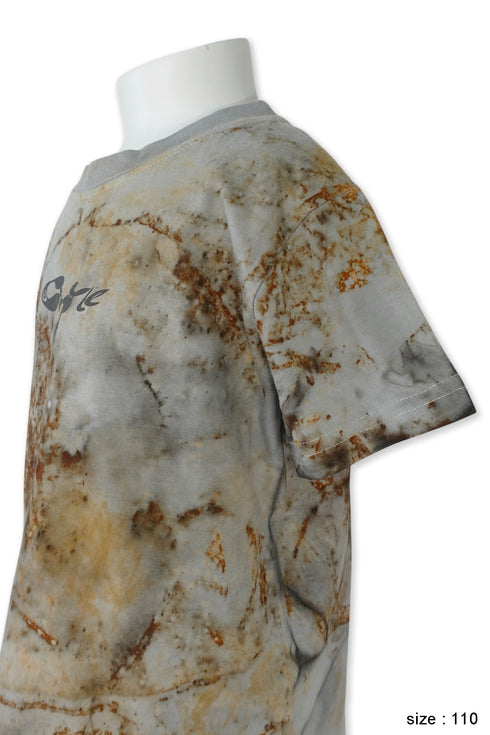 【KIDS】MISAKI USHIOZU × Cycle IRON RUST-DYEING TEE