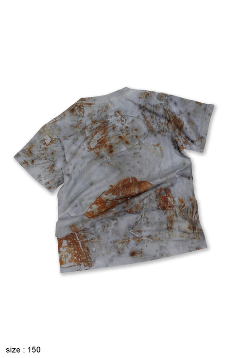 【KIDS】MISAKI USHIOZU × Cycle IRON RUST-DYEING TEE