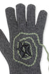 SPIRAL STAR KNIT GLOVES -CHARCOAL-