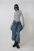 SPELL WAVE RAGLAN LONG SLEEVE TEE -ASH GRAY × GRAY-