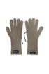 SPIRAL STAR KNIT GLOVES -BEIGE-