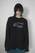 【RESTOCK】CUT-OUT LOGO WAFFLE TOPS -BLACK- *Last1