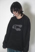 【RESTOCK】CUT-OUT LOGO WAFFLE TOPS -BLACK- *Last1