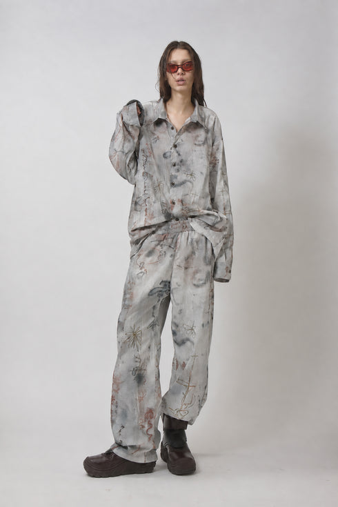 CERAGiGi × Cycle A GARDEN OF FORGOTTEN WONDER PANTS -NIGHT-
