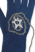 SPIRAL STAR KNIT GLOVES -DARK BLUE-