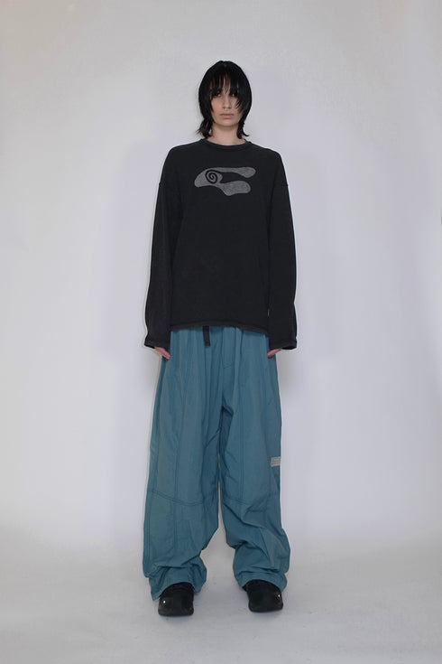 【RESTOCK】NYLON BUCKLE PANTS -TURQUOISE-