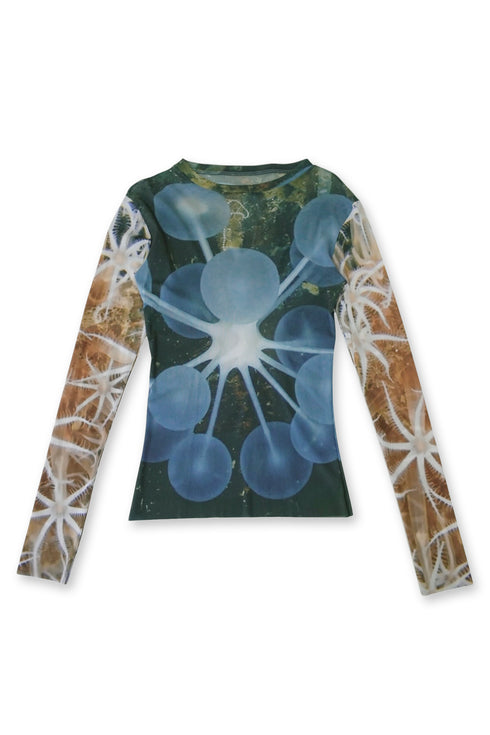 【PRE-ORDER】SECOND SKIN TOPS "Gekko Radiolaria"