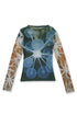 【PRE-ORDER】SECOND SKIN TOPS "Gekko Radiolaria"