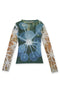 SECOND SKIN TOPS "Gekko Radiolaria"