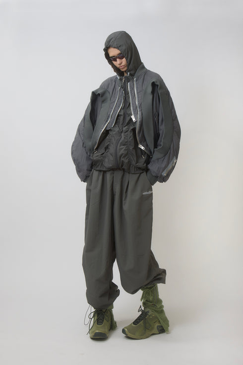 【PRE-ORDER】CIRCLE RIB WASHED MA-1 -EARTH KHAKI-