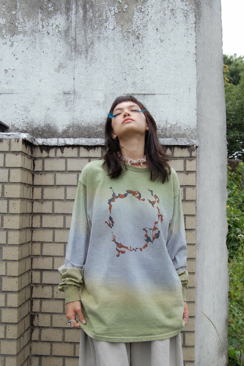MISAKI USHIOZU × Cycle LONG SLEEVE TEE -EARTH MIX-