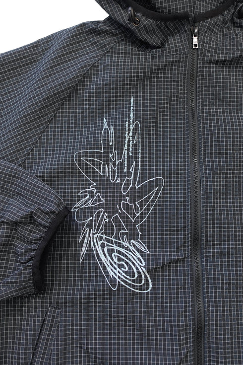 CIRCULATION WINDBREAKER -GREENISH NAVY-