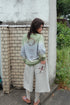 MISAKI USHIOZU × Cycle LONG SLEEVE TEE -EARTH MIX-