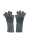 SPIRAL FLUFFY GLOVES -CHARCOAL- *Last1
