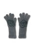 SPIRAL FLUFFY GLOVES -CHARCOAL- *Last1