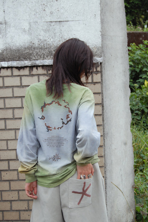 MISAKI USHIOZU × Cycle LONG SLEEVE TEE -EARTH MIX-