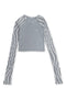 SPELL WAVE RAGLAN LONG SLEEVE TEE -ASH GRAY × GRAY-