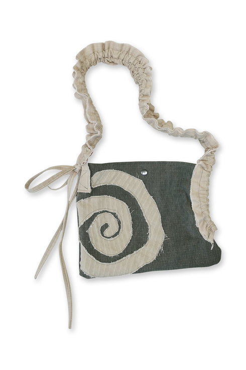 【PRE-ORDER】CERAGiGi × Cycle SPIRAL SHOULDER BAG -MOSS GREEN-