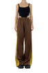 CYCLE LINE JERSEY PANTS -BROWN-